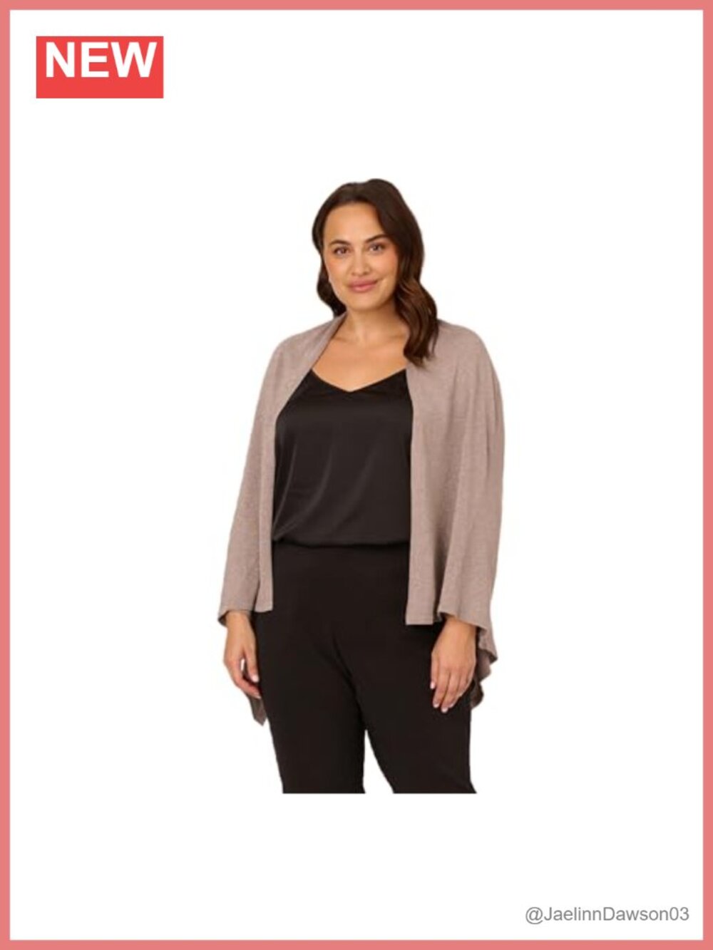 Metallic Shrug Cardigan with Tunnel Sleeves for Wedding Layer
